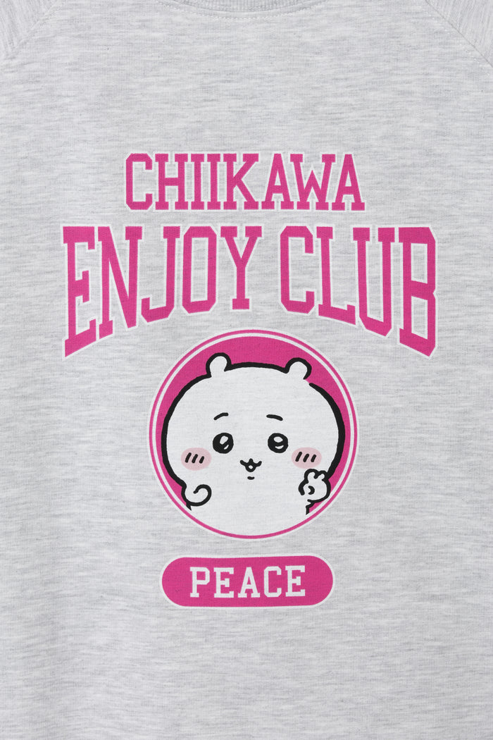 Chiikawa T-shirt Peace Chiikawa Heather Gray