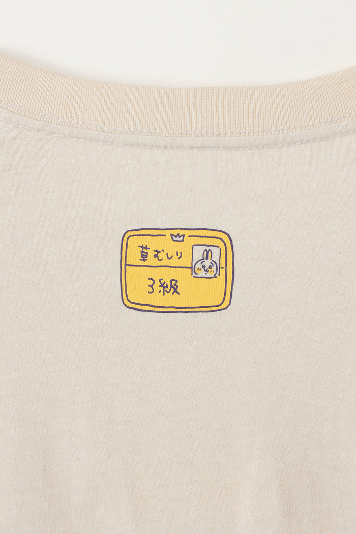 Chiikawa L/ST Shirt, Usagi, Sand Beige