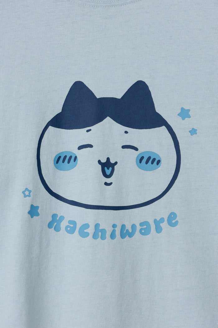 Chiikawa L/ST Shirt, Hachiware, Acid Blue