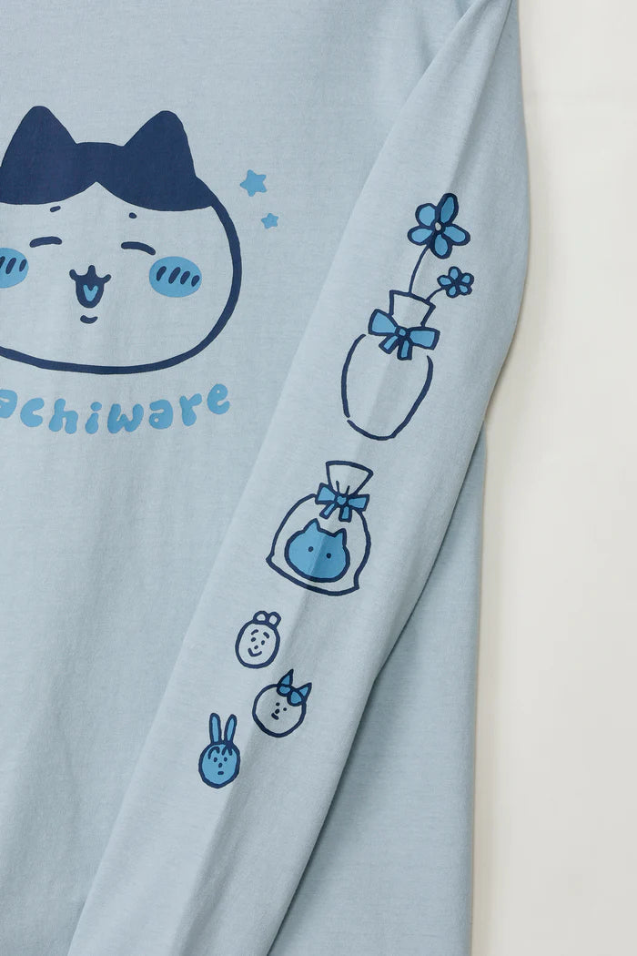 Chiikawa L/ST Shirt, Hachiware, Acid Blue