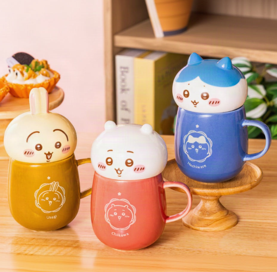 Chiikawa Lidded Face Mug