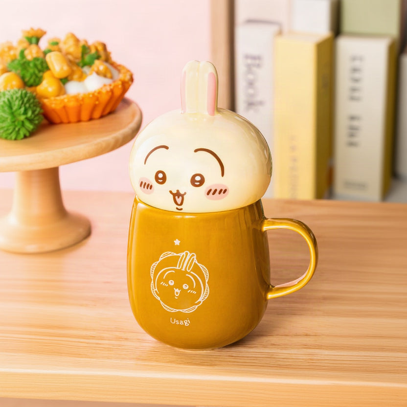 Chiikawa Lidded Face Mug