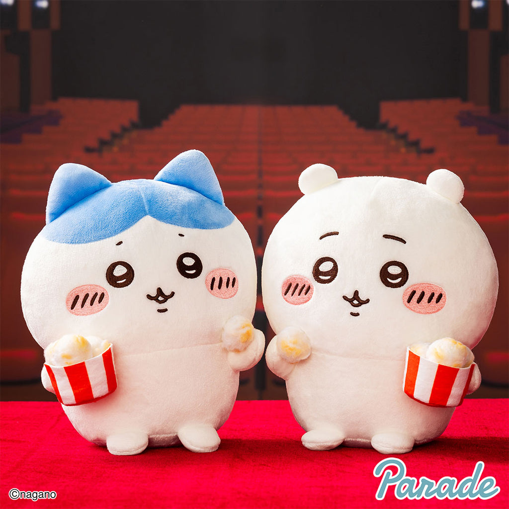 Chiikawa Let's Eat Popcorn Together Plush Toy