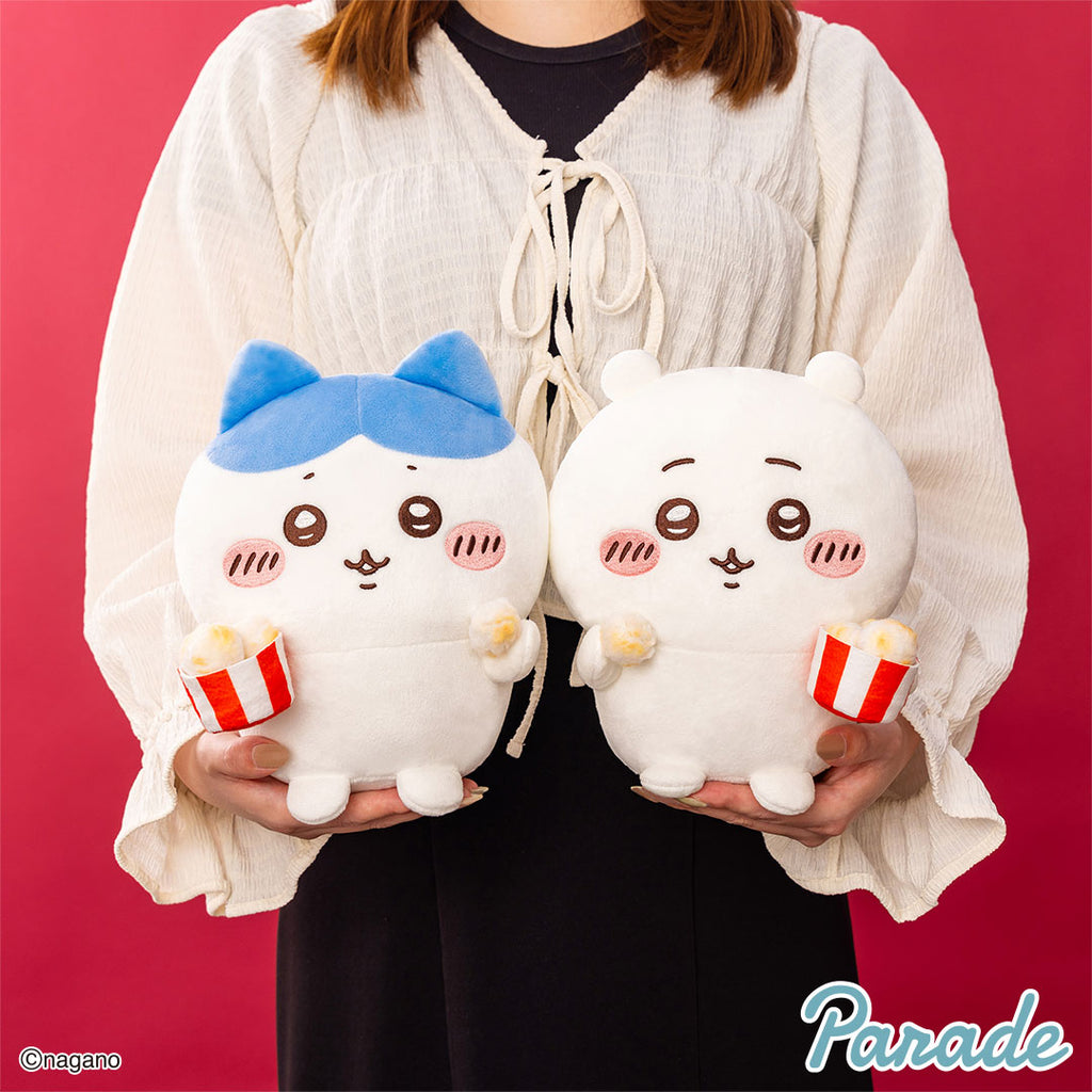 Chiikawa Let's Eat Popcorn Together Plush Toy