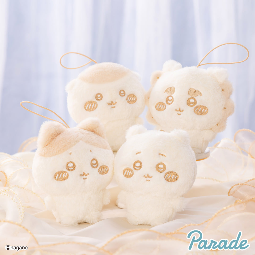 Chiikawa Plush Palette ~Milk-Colored~ Mascot (Set for 4)