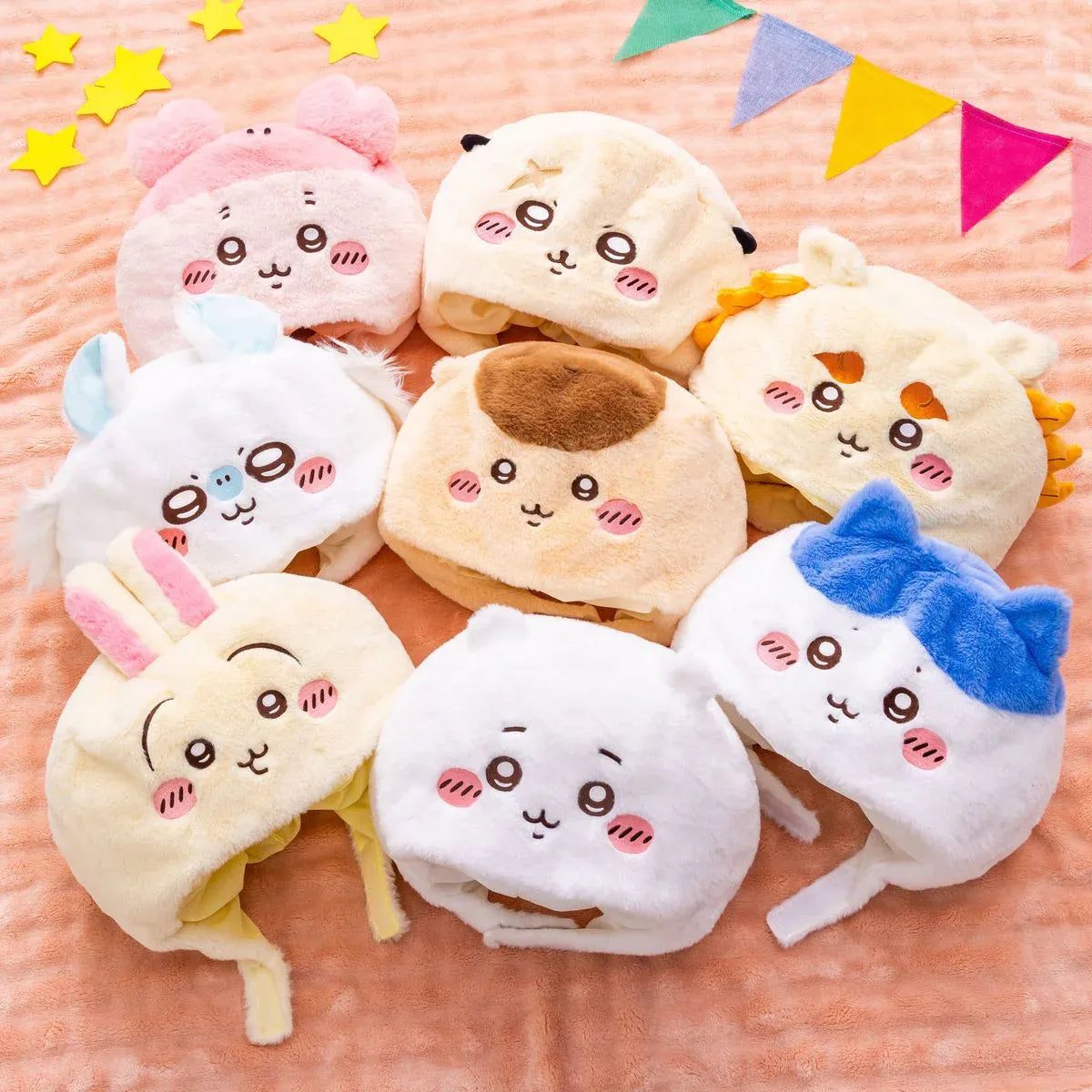 Chiikawa Park Uki-Uki Plush Cap 1
