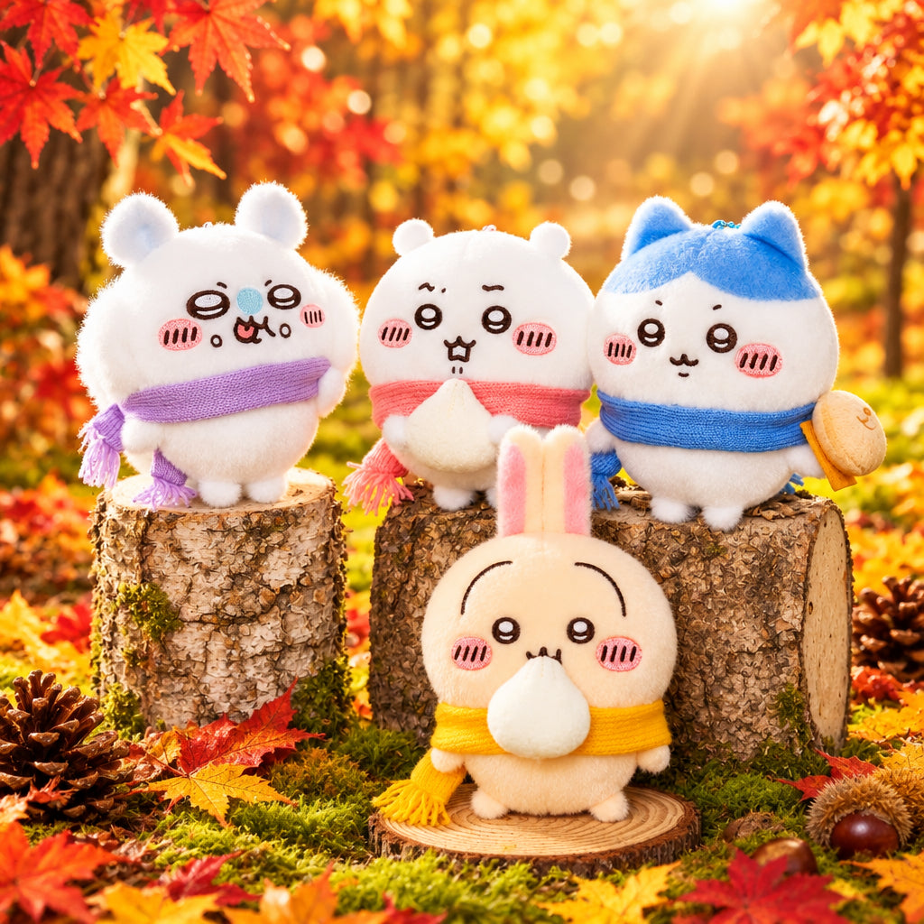 [Pre-Order] Chiikawa Eating Meat Bun Mascot