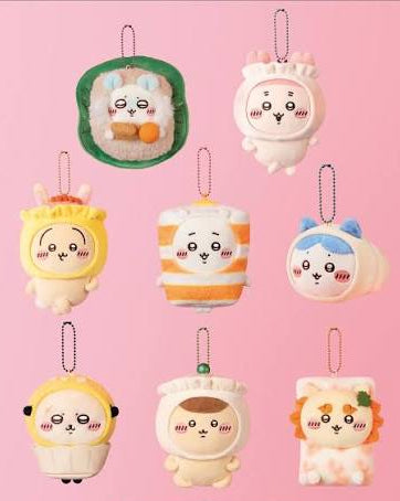 Colección de peluches Chiikawa Postres de Hong Kong (Juego de 8)
