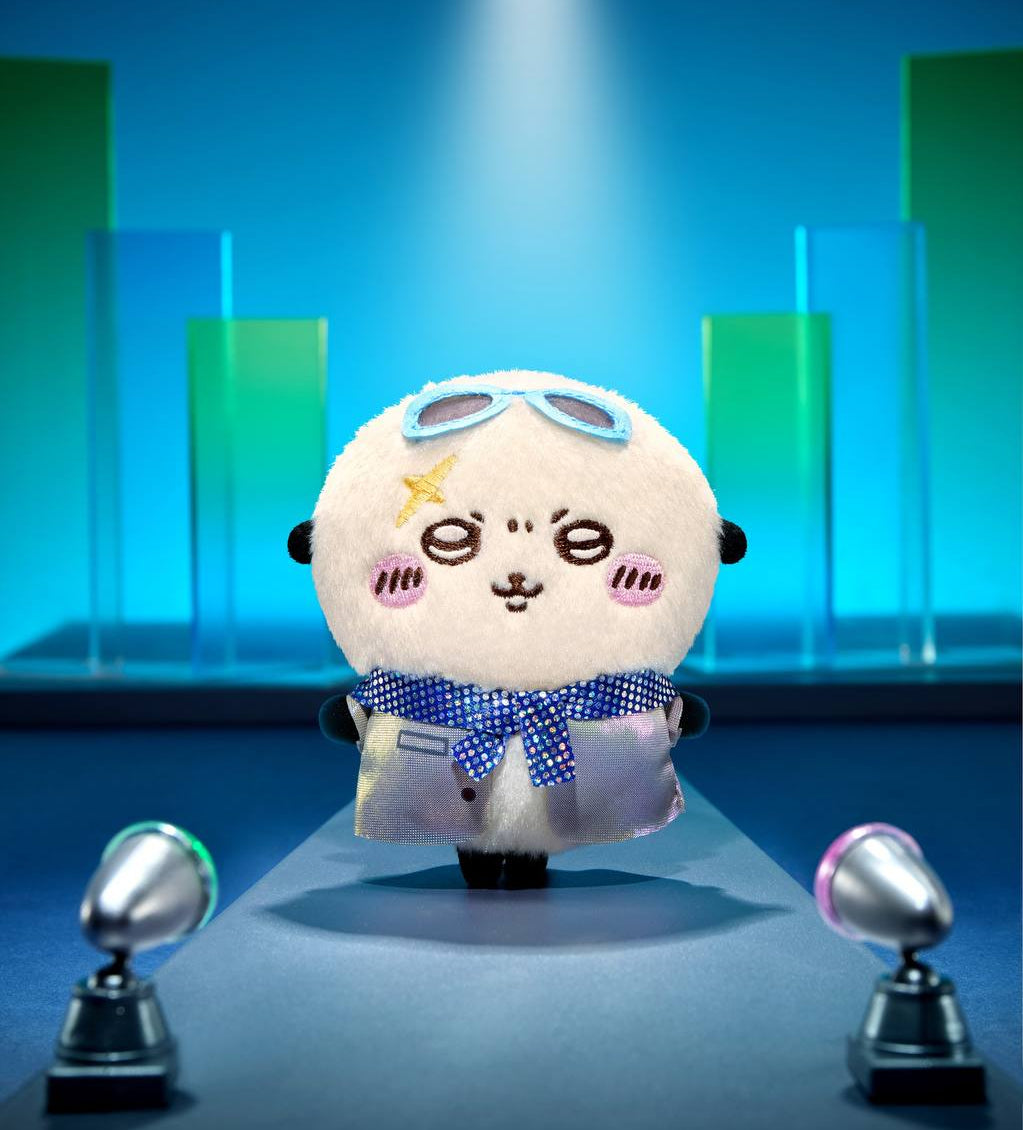 Miniso x Chiikawa Fashion Show Plush Mascot Keychain