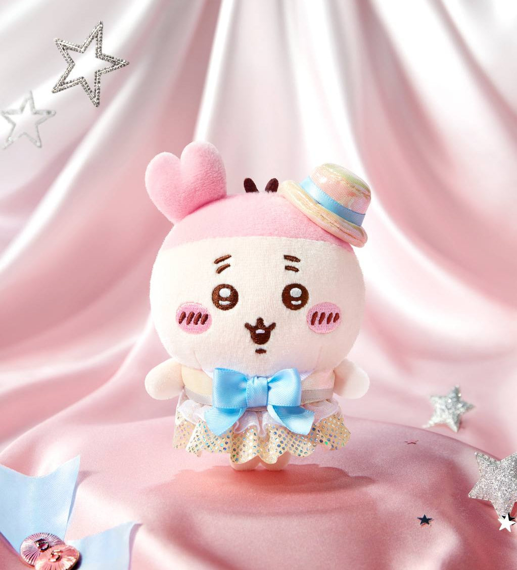 Miniso x Chiikawa Fashion Show Plush Mascot Keychain