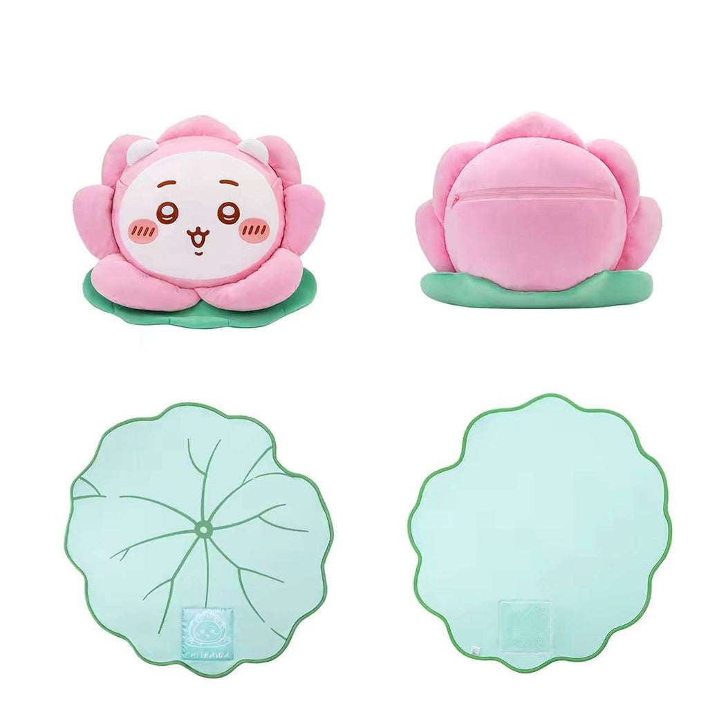 Chiikawa Lotus Edition (Cushion with blanket)