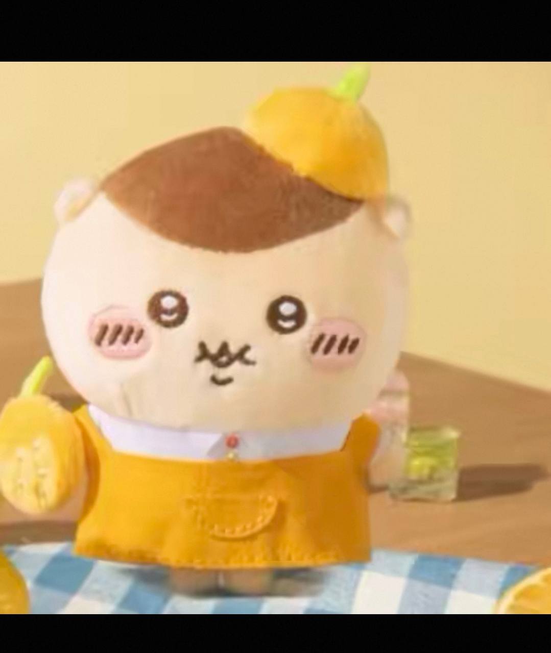 Chiikawa x Miniso Fruit Staff Mascot Plush