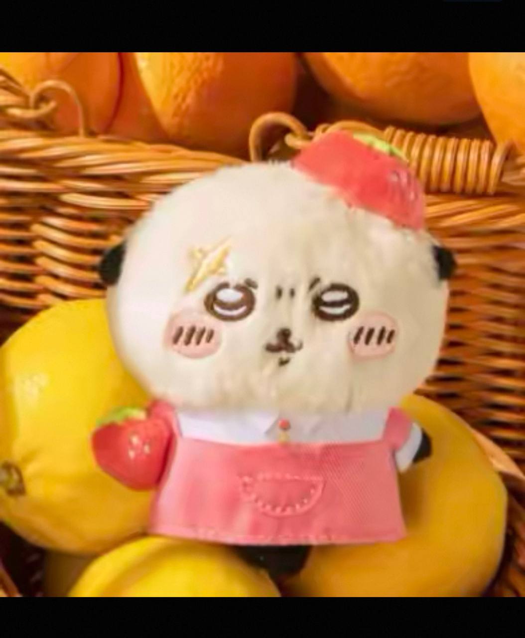 Chiikawa x Miniso Fruit Staff Mascot Plush