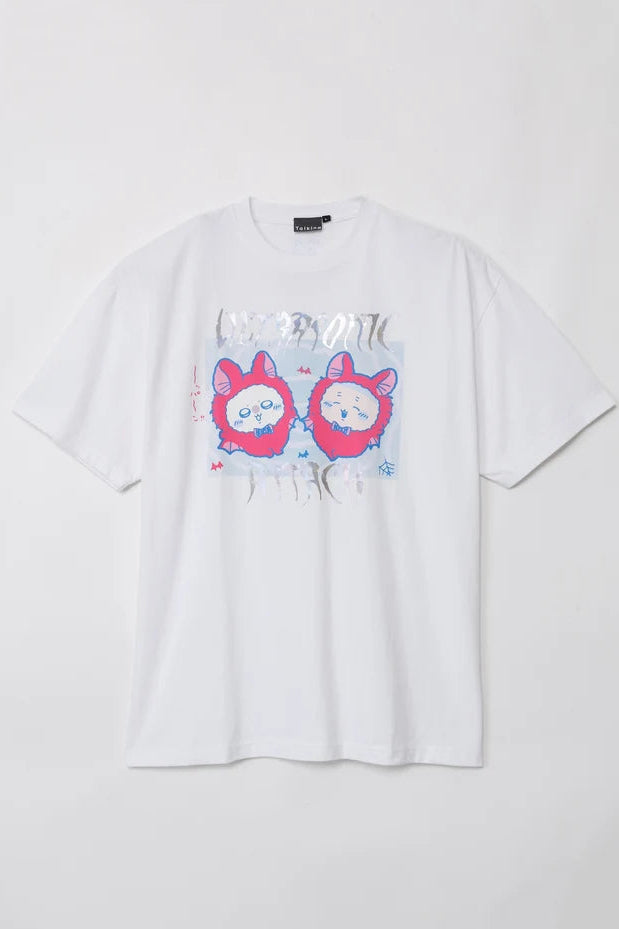 [Pre-sale] Chiikawa Foil Print T-Shirt ULTRASONIC ATTACK White